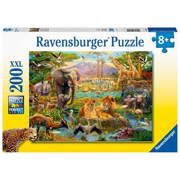 New sealed Ravensburger 200XXL Puzzle-Animals of the Savanna children puzzle - Picture 1 of 16